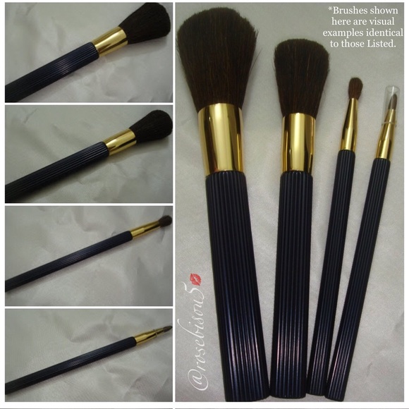 🦄{Estée Lauder} Pro Makeup Brush Full 4pc Set - Picture 3 of 8